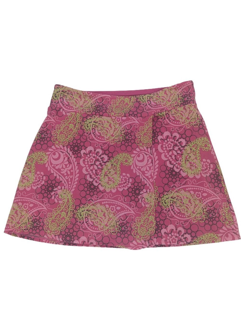 Soybu XS Lotus Fit Athletic Skort Pink Paisley Print Tennis Running Yoga Skirt